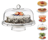 Libbey Selene 6-in-1 Server Cake Stand with Dome image 8