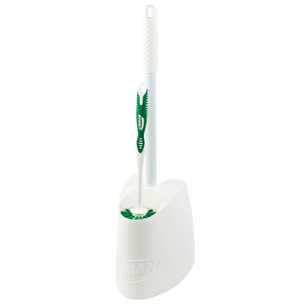 Libman Toilet Bowl Brush & Steel Plunger Combo