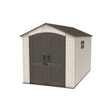 Lifetime Lockable Steel Shed, Beige, 7 x 12 -ft image 2