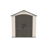Lifetime Lockable Steel Shed, Beige, 7 x 12 -ft image 3