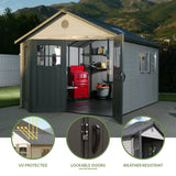 Lifetime Outdoor Storage Shed, 11-ft x 11-ft image 4