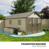 Lifetime Outdoor Storage Shed, 11-ft x 18.5-ft image 2
