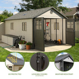 Lifetime Outdoor Storage Shed, 11-ft x 18.5-ft image 5