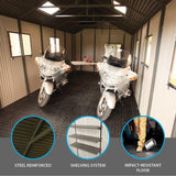Lifetime Outdoor Storage Shed, 11-ft x 21-ft image 7