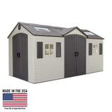 Lifetime Outdoor Storage Shed with Dual Side Entry, 15 x 8-ft image 5