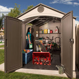 Lifetime Outdoor Storage Shed with Dual Side Entry, 15 x 8-ft image 7