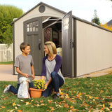 Lifetime Outdoor Storage Shed with Dual Side Entry, 20 x 8-ft image 5