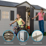 Lifetime Outdoor Storage Shed with Windows, 8-ft x 15-ft image 4