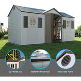 Lifetime Outdoor Storage Shed with Windows, 8-ft x 15-ft image 6