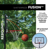 Lifetime Portable Adjustable Basketball Backboard, Hoop & Net System, 48-in image 8