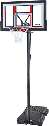 Lifetime Portable Adjustable Basketball Backboard, Hoop & Net System, 50-in