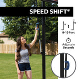 Lifetime Portable Adjustable Basketball Backboard, Hoop & Net System, 50-in image 3