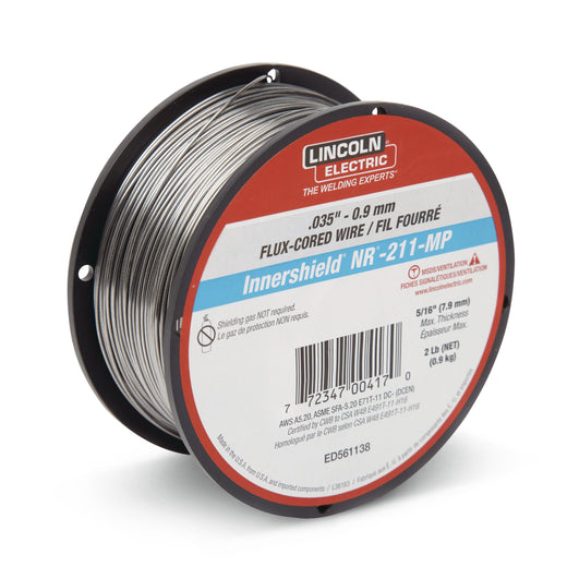 Lincoln Electric Flux-Cored Gasless Welding Wire, 0.035-in, 2-pk
