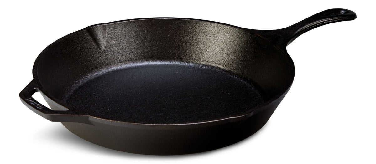 Lodge Seasoned Cast-Iron Skillet, 13.3-in