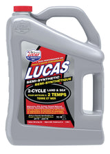 Lucas Oil 2-Stroke Semi-Synthetic Land & Sea Oil, 3.87-L