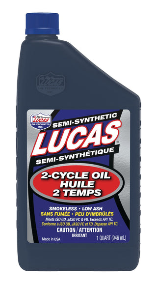 Lucas Oil 2-Stroke Semi-Synthetic Oil, 946-mL