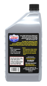 Lucas Oil High Performance Motorcycle Oil SAE, 946-mL image 2