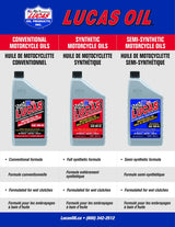 Lucas Oil High Performance Motorcycle Oil SAE, 946-mL image 4