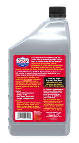 Lucas Oil High Performance Synthetic Motorcycle Oil SAE, 946-mL image 2