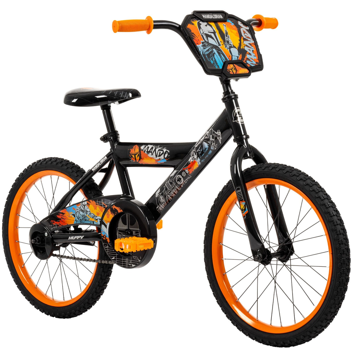 Lucasfilm Star Wars The Mandalorian Kids' Bike with Coaster Brakes, Ages 5-13, 18-in