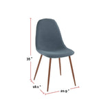 LumiSource Pebble Dining Chair Set, 2-pc image 8