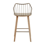 Lumisource Winston Fixed-Height Counter Stool, Wood, 26-in image 5