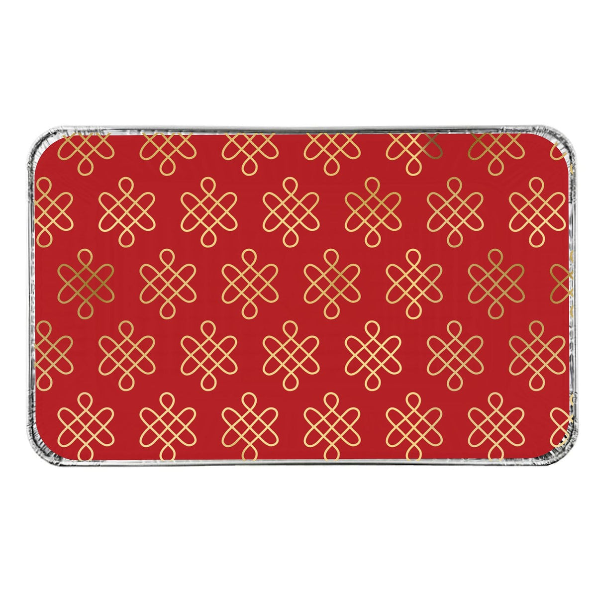 Lunar New Year Small Foil Pans and Lids, 6-pk
