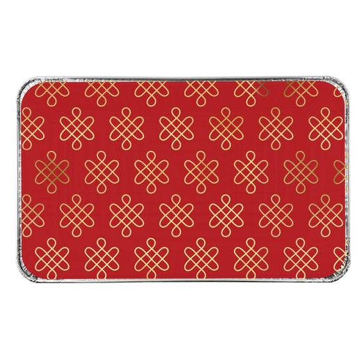 Lunar New Year Small Foil Pans and Lids, 6-pk