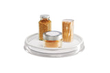 Madesmart Lazy Susan Turntable Organizer For Kitchen Cupboard/Cabinet, White, 10-in