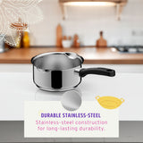 Maharaja 1.5qt Stainless Steel Milk Pan 16cm image 4