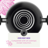 Maharaja 3.4qt Non-Stick Karahi with lid 26cm 10.25in image 3