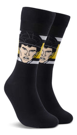 Major League Socks NHL Pittsburgh Penguins Sidney Crosby "Sockey" Crew Socks, Adult, One Size