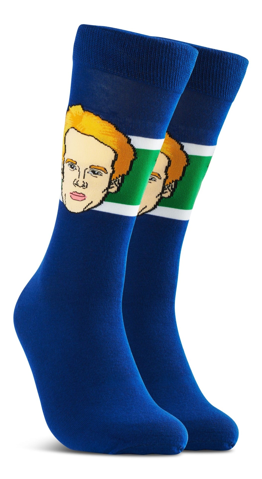 Major League Socks NHL Vancouver Canucks Elias Pettersson "Sockey" Crew Socks, Adult, One Size