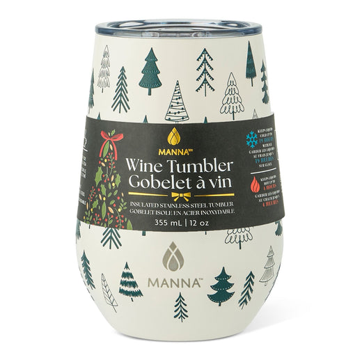 Manna 354-mL Insulated Wine Tumblers, 2-pk, Various Designs