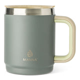 Manna Boulder Eco Stainless Steel Insulated Mug, 14-oz, Midnight, with Handle
