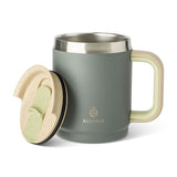 Manna Boulder Eco Stainless Steel Insulated Mug, 14-oz, Midnight, with Handle image 4