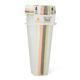 Manna Colour Changing Glitter Plastic Tumbler with Splashproof Lid, 24-oz, 4-pk image 3