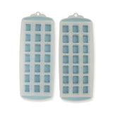 Manna Easy Release Pop-Out Square Ice Cube Trays, Blue, 2-pk, Dishwasher Safe image 2