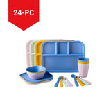 Manna Kids' Plastic Dinnerware Set, Serves 4, 24-pc, Dishwasher Safe image 3