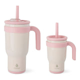 Manna Oslo Mommy & Me Matching Duo Stainless Steel Tumbler Set, Includes 14-oz & 30-oz, Various Colours, 2-pk