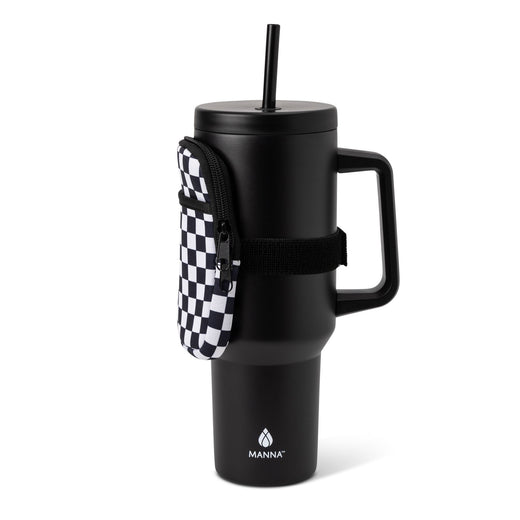 Manna Swivel Stainless Steel Tumbler with Bag, 40-oz