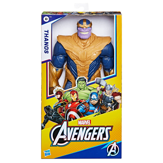 Marvel Avengers Titan Hero Series Blast Gear Deluxe Thanos Action Figure, 12-in Toy