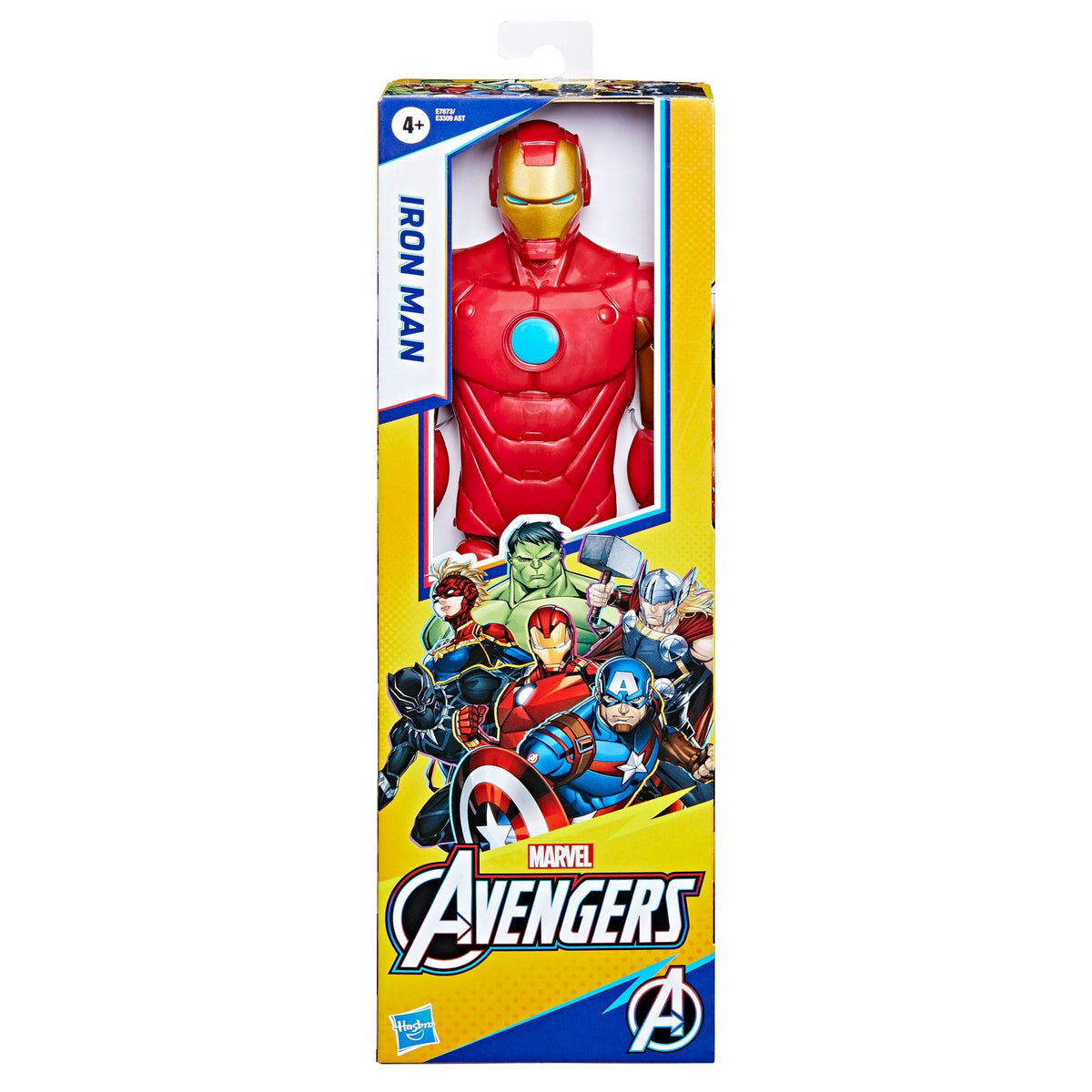 Marvel Avengers Titan Hero Series Iron Man Action Figure, 12-in Toy, Ages 4+