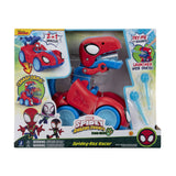 Marvel Spidey & His Amazing Friends Spidey-Rex Racer Vehicle, 2-in-1, Darts Included, Ages 3+ image 4