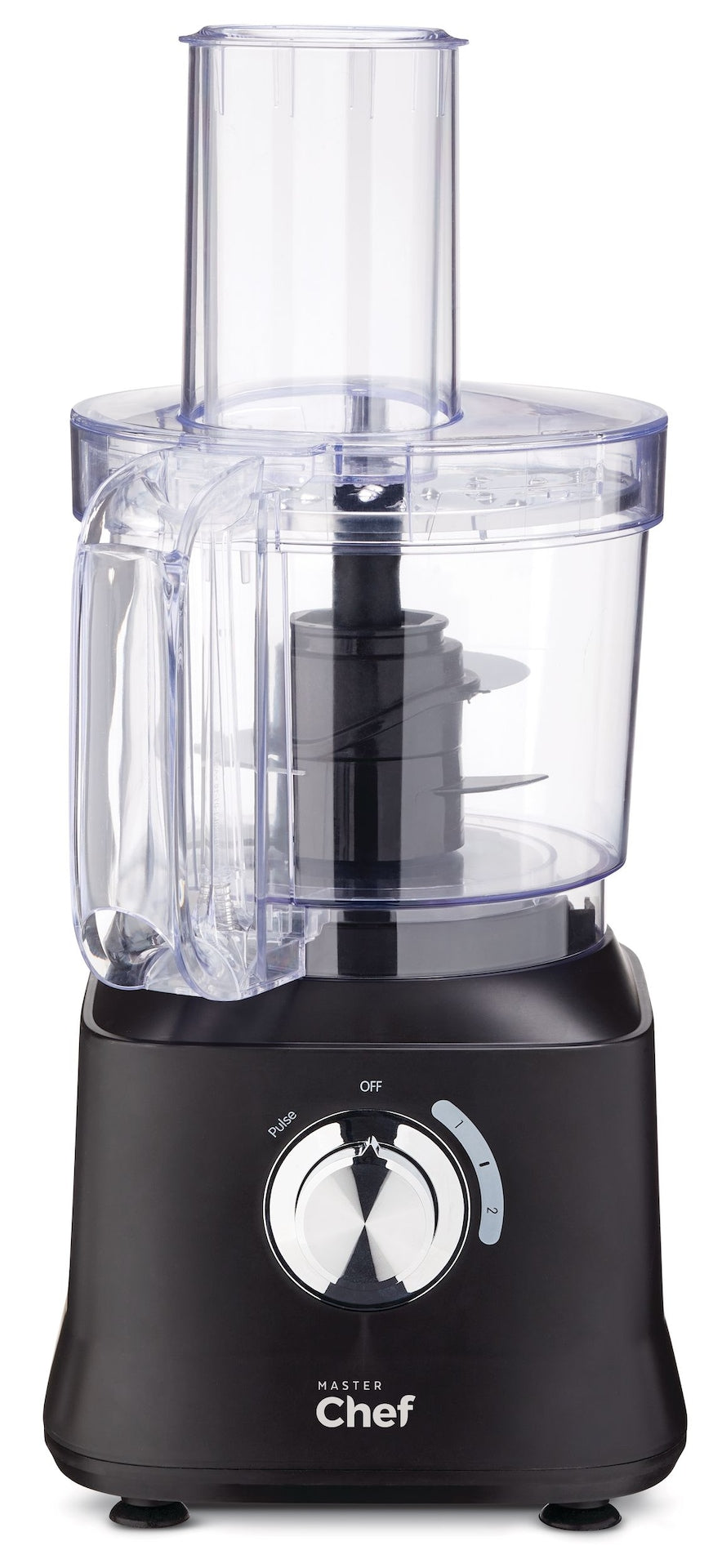 MASTER Chef 2-Speed Electric Food Processor with Pulse Function, Black