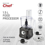 MASTER Chef 2-Speed Electric Food Processor with Pulse Function, Black image 6