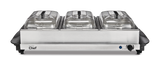 MASTER Chef 3-Tier Buffet Server/Food Warmer with Warming Tray, Stainless Steel, 300W image 2