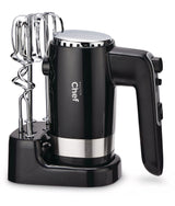 MASTER Chef 300W 5-Speed Electric Hand Mixer with Storage Base, Black image 3
