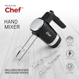 MASTER Chef 300W 5-Speed Electric Hand Mixer with Storage Base, Black image 5