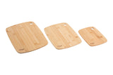 Master Chef Bamboo Cutting Board, Assorted Sizes, 3-pk